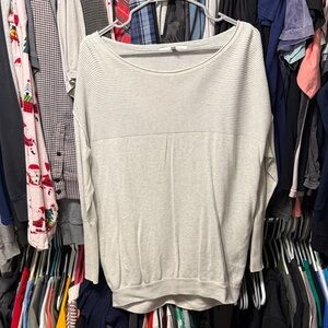 Victorias Secret Light Gray Oversized Sweater- small